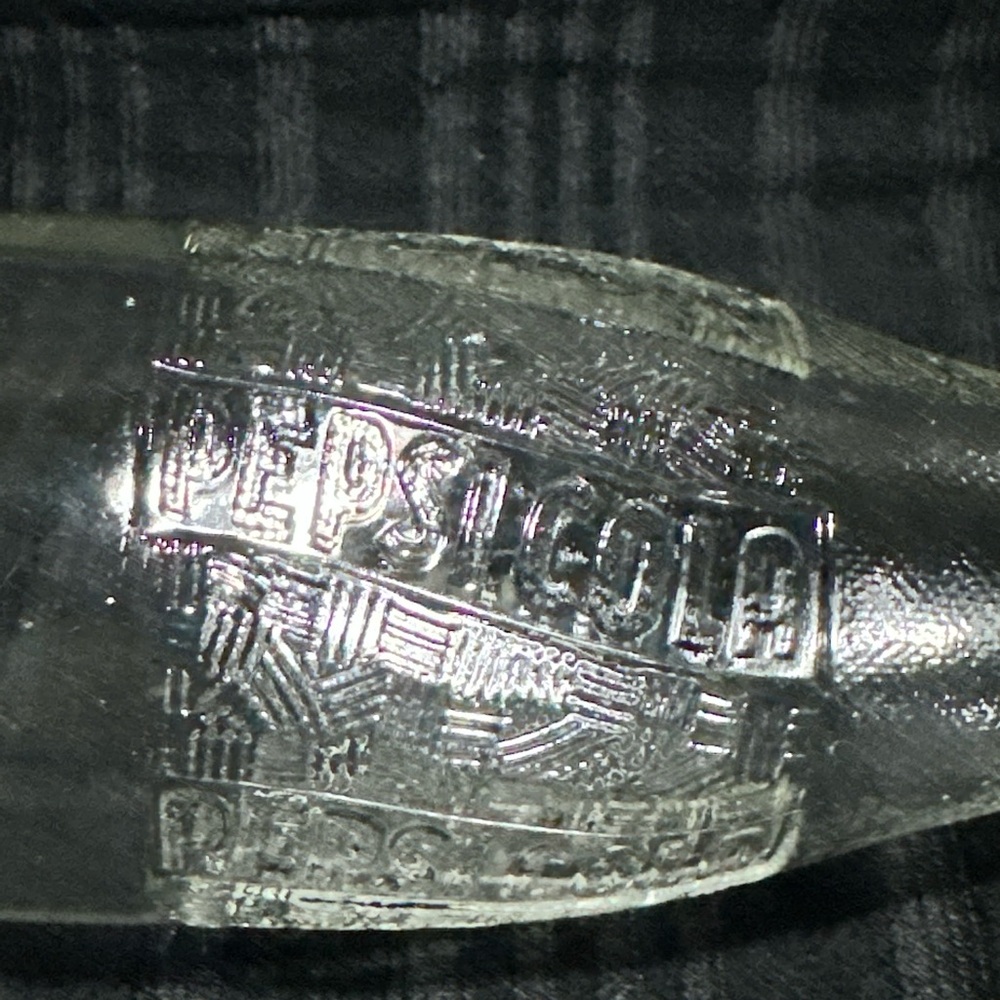 Vintage 1940’s Pepsi-Cola Soda Bottle by Duraglass